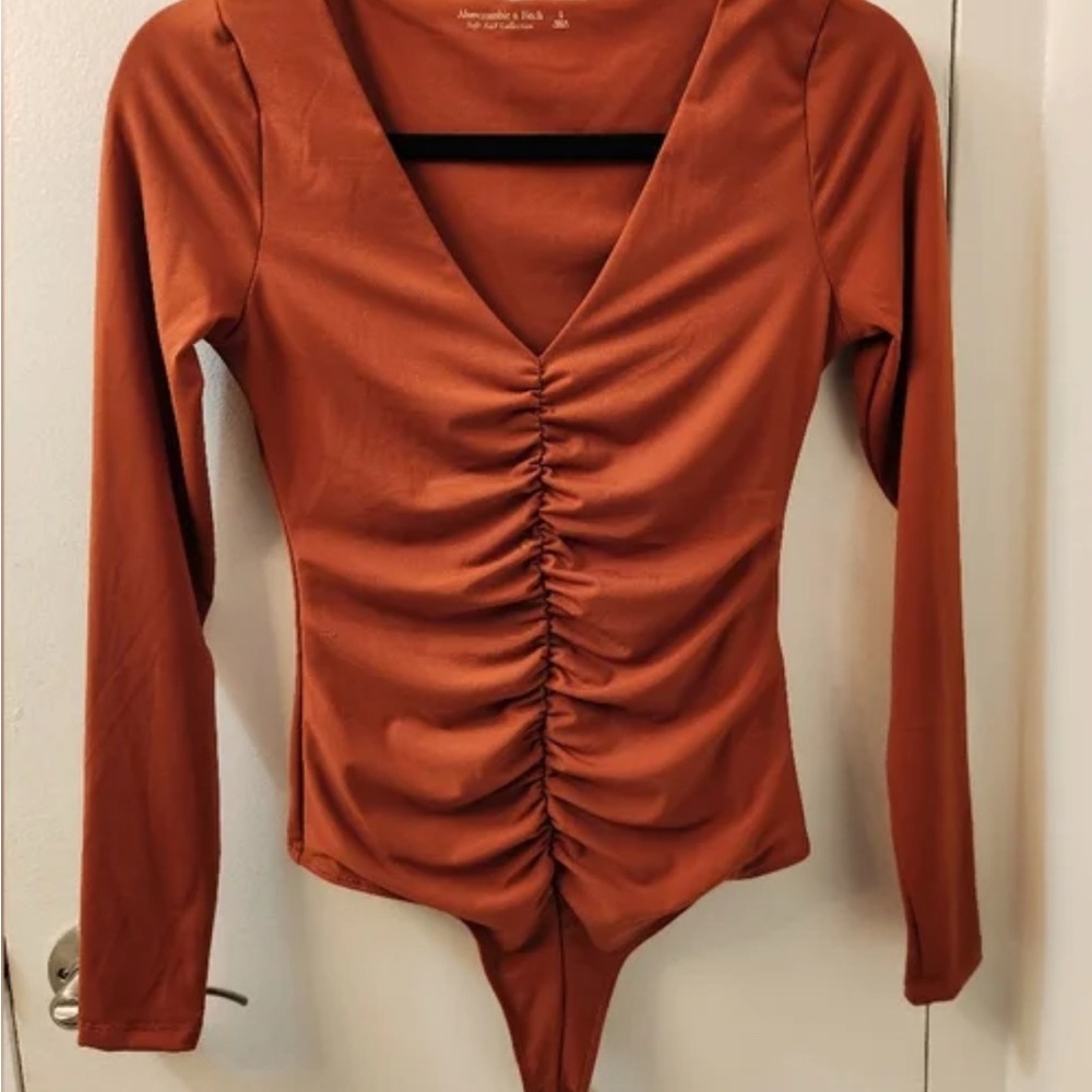 Abercrombie & Fitch ruched bodysuit